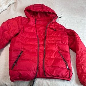 Red Puffer Jacket coach